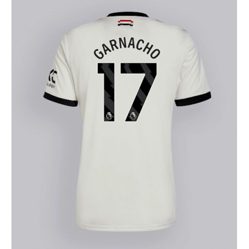 Pánský Fotbalový dres Manchester United Alejandro Garnacho #17 2024-25 Třetí Krátký Rukáv